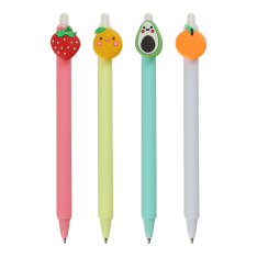 Ручка ZiBi пиши-стирай FRUITS 0.5 мм синя KIDS Line ZB.22157 . Фото 2