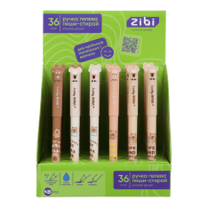 Ручка ZiBi пиши-стирай FUNNY BEARS 0.5 мм синя KIDS Line ZB.22162