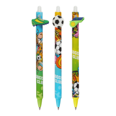Ручка ZiBi пиши-стирай FOOTBALL 0.7 мм синя KIDS Line ZB.22169. Фото 2