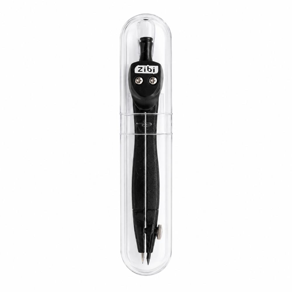 Циркуль ZiBi BLACK в твердому футлярі ZB.5332