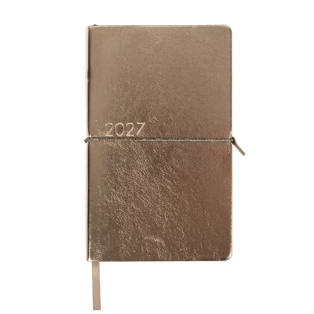 Щоденник діловий Leo Planner Glory 12х20 cм датований 2027 м'який темно-сірий металік 352 сторінки 252720. Фото 2