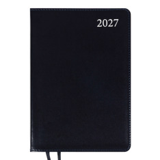 Щоденник діловий Leo Planner Aldento A5 датований 2027 інтегральний чорний 368 сторінок 252732. Фото 2