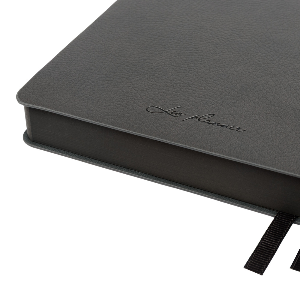 Щоденник діловий Leo Planner датований Binario А5 2027 м'який графіт 368 сторінок 252726. Фото 20