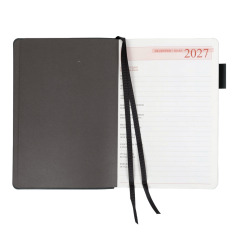 Щоденник діловий Leo Planner датований Binario А5 2027 м'який графіт 368 сторінок 252726. Фото 6