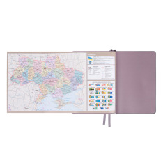 Щоденник діловий Leo Planner датований Binario А5 2027 м'який ліловий хамелеон 368 сторінок 252727. Фото 17