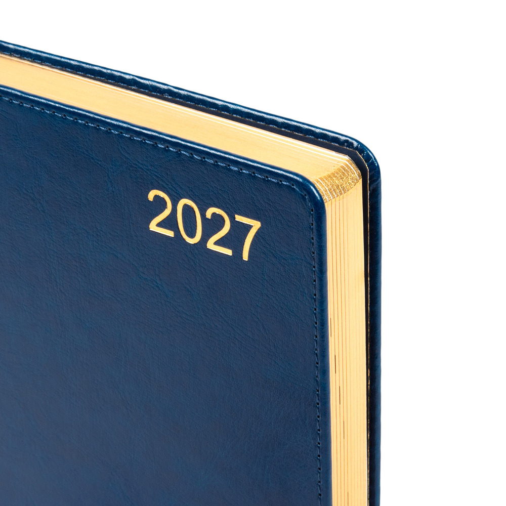 Щоденник діловий Leo Planner City A5 датований 2027 твердий синій 368 сторінок 252752. Фото 3