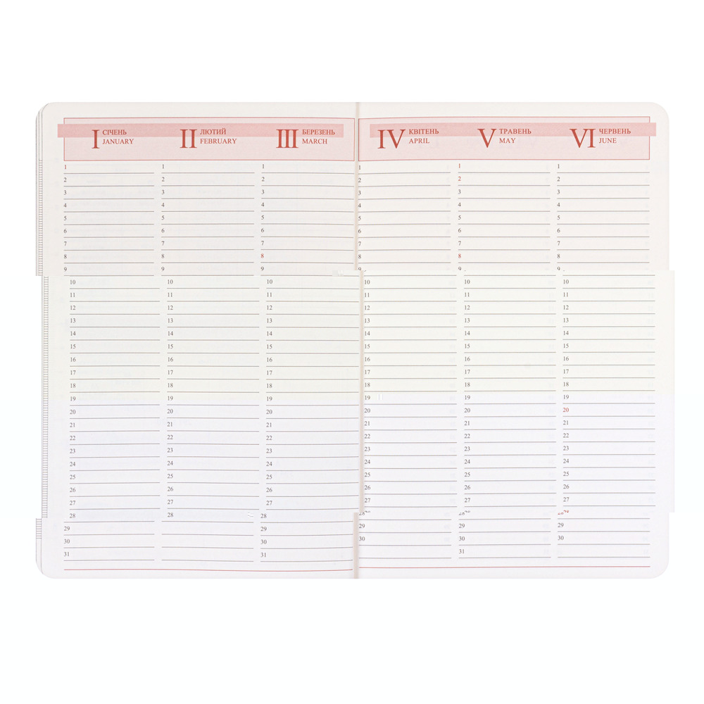Щоденник діловий Leo Planner Clarity А5 датований 2027 м'який сірий 368 сторінок 252780. Фото 10
