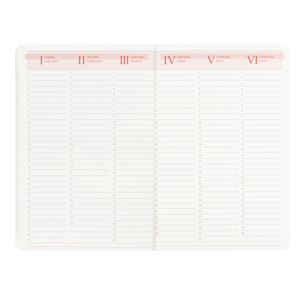 Щоденник діловий Leo Planner Dotts А5 датований твердий чорний 368 сторінок 252777. Фото 11