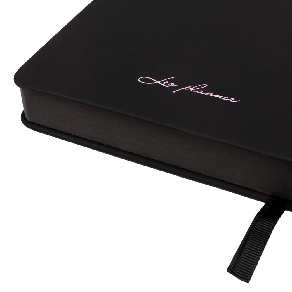 Щоденник діловий Leo Planner Dotts А5 датований твердий чорний 368 сторінок 252777. Фото 19
