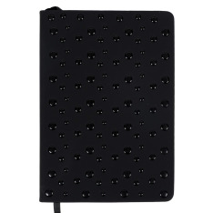 Щоденник діловий Leo Planner Dotts А5 датований твердий чорний 368 сторінок 252777