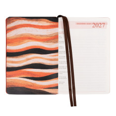 Щоденник діловий Leo Planner Flow А5 датований 2027 м'який помаранчевий 368 сторінок 252784. Фото 4