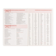 Щоденник діловий Leo Planner Flow А5 датований 2027 м'який помаранчевий 368 сторінок 252784. Фото 6