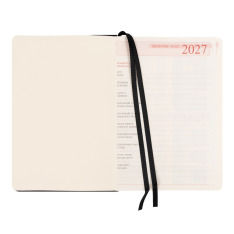 Щоденник діловий Leo Planner Persona A5 датований 2027 твердий чорний 368 сторінок 252750. Фото 4