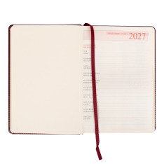 Щоденник діловий Leo Planner Vector A5 датований 2027 твердий коричневий 368 сторінок 252759. Фото 4