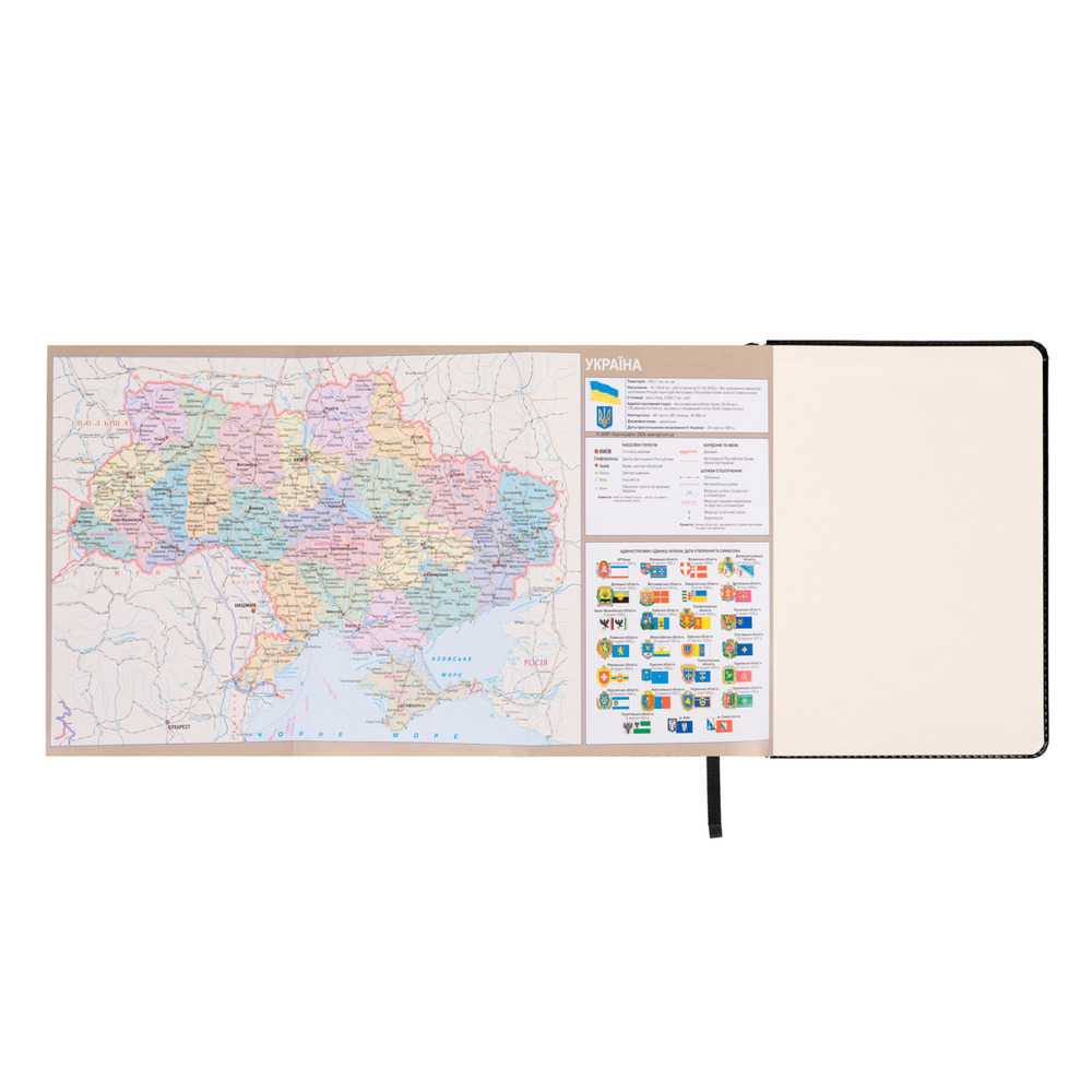 Щоденник діловий Leo Planner Vector A5 датований 2027 твердий чорний 368 сторінок 252760. Фото 16