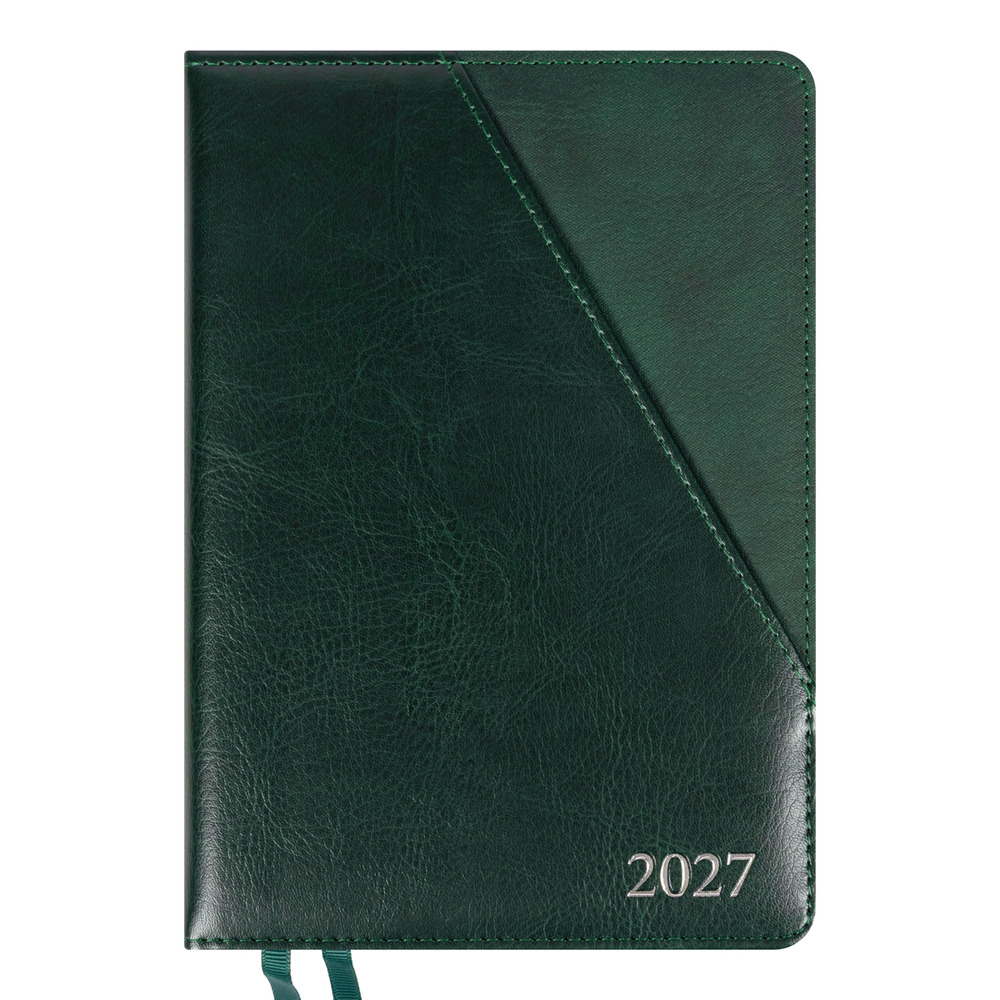 Щоденник діловий Leo Planner Whisky A5 датований 2027 твердий зелений 368 сторінок 252755. Фото 2