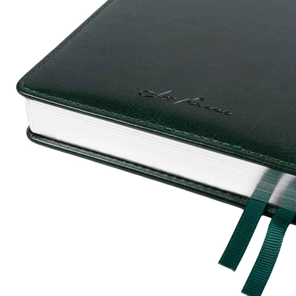 Щоденник діловий Leo Planner Whisky A5 датований 2027 твердий зелений 368 сторінок 252755. Фото 20