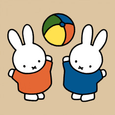 Картина за номерами SANTI. Miffy. Зайчики друзі 25х25см