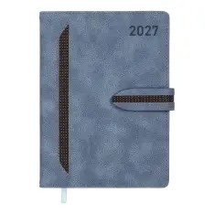 Щоденник датований 2027 Buromax Range А5 зі штучної шкіри та поролону 336 сторінок маренго BM.211001-53