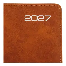Щоденник датований 2027 Buromax Onyx А5 зі штучної шкіри та поролону 336 сторінок мідний BM.211003-33. Фото 4