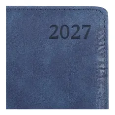Щоденник датований 2027 Buromax Tactic А5 зі штучної шкіри та поролону 336 сторінок темно-синій BM.211005-03. Фото 4