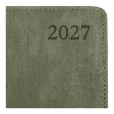 Щоденник датований 2027 Buromax Tactic А5 зі штучної шкіри та поролону 336 сторінок оливковий BM.211005-36. Фото 4
