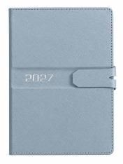Щоденник датований 2027 Buromax Belle зі штучної шкіри А5 336 сторінок синій BM.21103-02