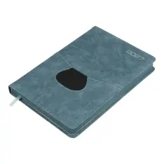 Щоденник датований 2027 Buromax Onyx А5 зі штучної шкіри та поролону 336 сторінок маренго BM.211003-53. Фото 3