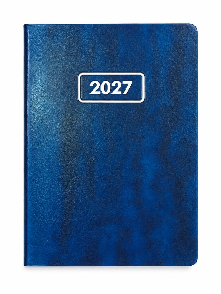 Щоденник датований 2027 Buromax Memory А5 зі штучної шкіри 336 сторінок синій BM.21151-02