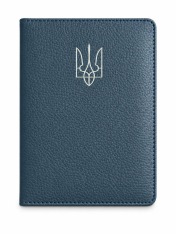 Щоденник датований 2027 Buromax Volya зі штучної шкіри А5 темно-синій BM.21192-03