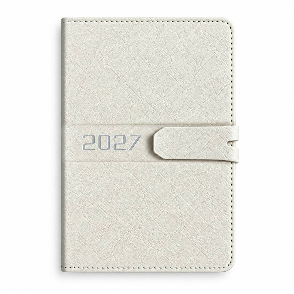 Щоденник датований 2027 Buromax Belle зі штучної шкіри А6 336 сторінок какао BM.2577-40