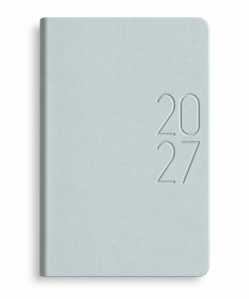 Щоденник датований 2027 Buromax Morandi Style зі штучної шкіри А6 336 сторінок сірий BM.2586-09