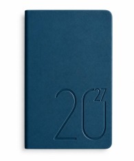 Щоденник датований 2027 Buromax Dark Morandi зі штучної шкіри А6 336 сторінок темно-синій BM.2588-03