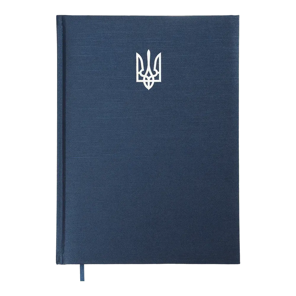 Щоденник датований 2027 Buromax Powerful з бумвінілу А4 336 сторінок синій BM.2749-02
