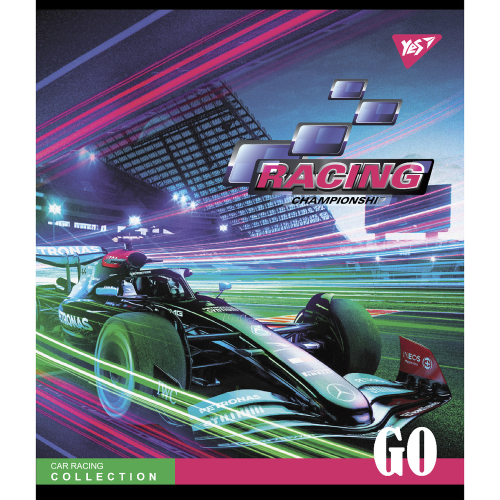 Зошит шкільний YES Racing championship А5 96 аркушів клітинка 766897. Фото 4