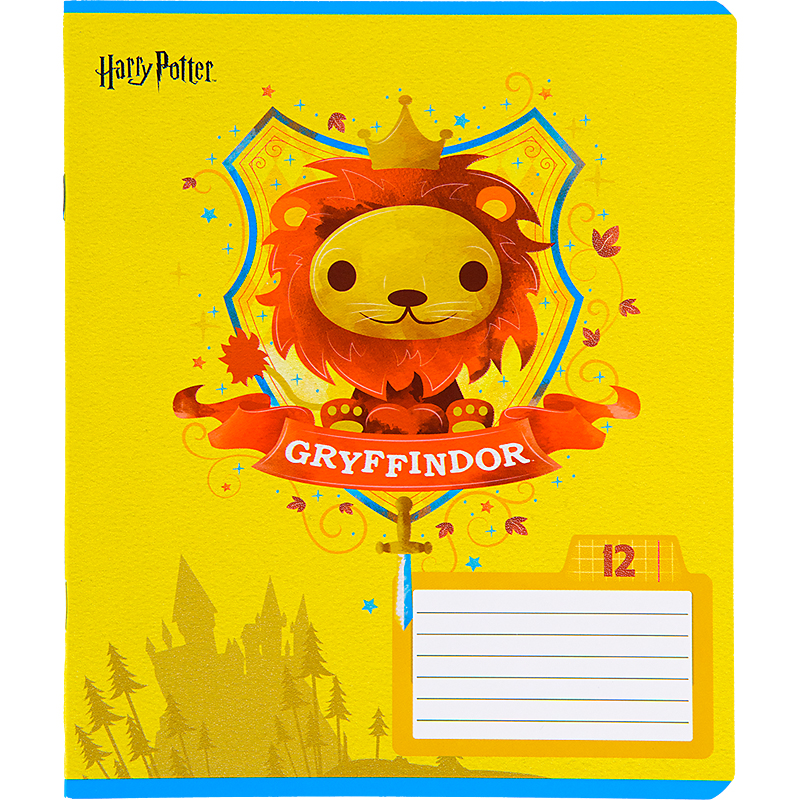 Зошит шкільний Kite Harry Potter 12 аркушів, клітинка HP22-232. Фото 2