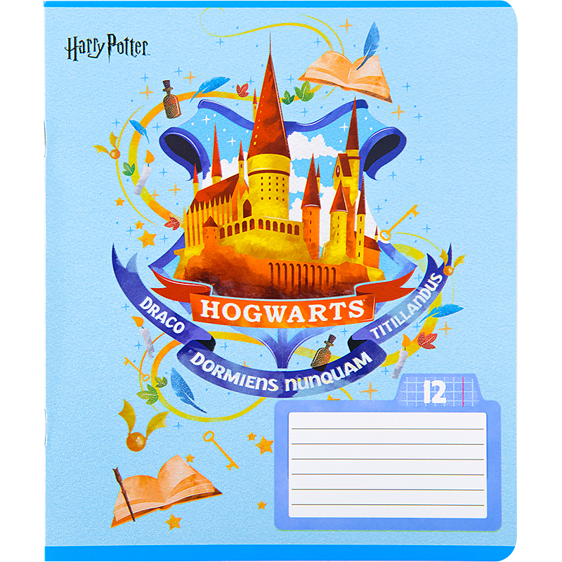 Зошит шкільний Kite Harry Potter 12 аркушів, клітинка HP22-232. Фото 8