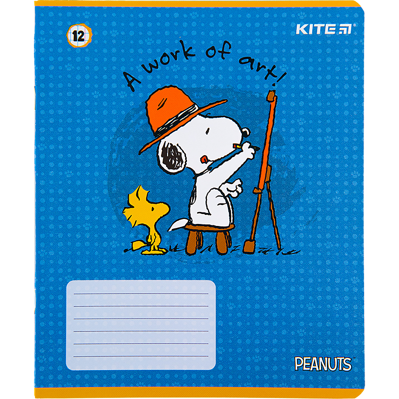 Зошит шкільний Kite Snoopy 12 аркушів, клітинка SN22-232. Фото 12