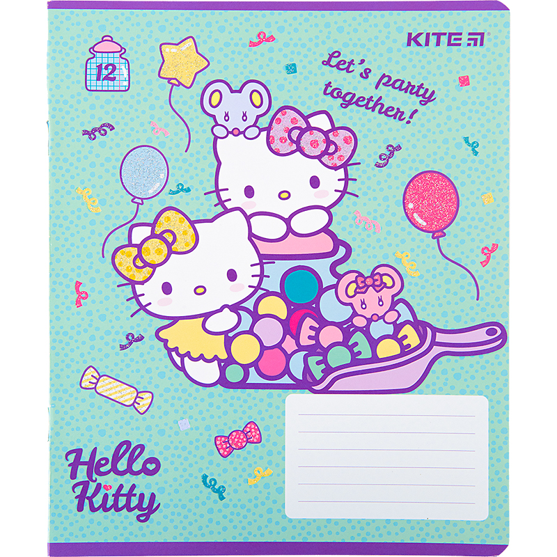 Зошит шкільний Kite Hello Kitty 12 аркушів, клітинка HK22-232. Фото 8