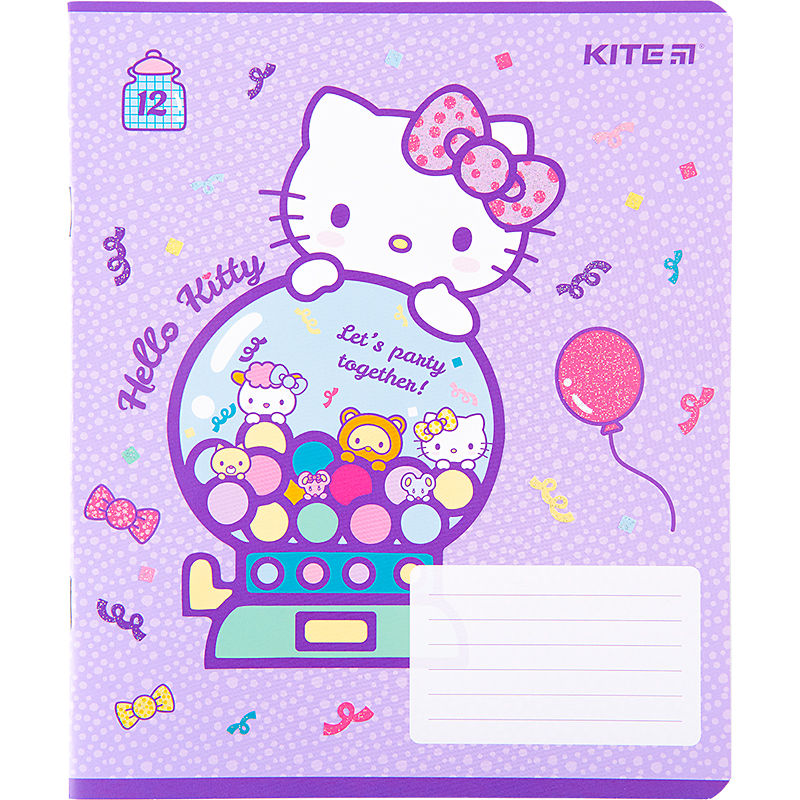 Зошит шкільний Kite Hello Kitty 12 аркушів, клітинка HK22-232. Фото 12
