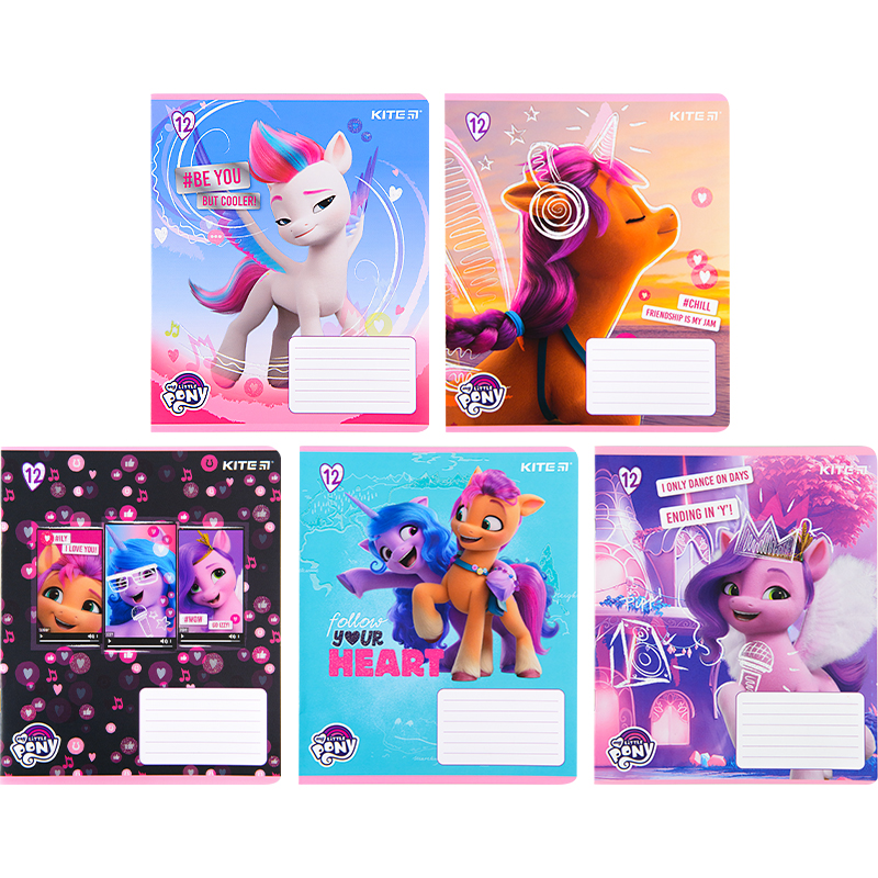 Зошит шкільний Kite My Little Pony 12 аркушів, клітинка LP22-232