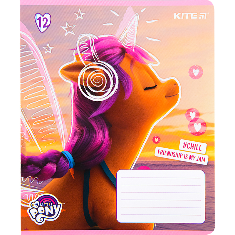 Зошит шкільний Kite My Little Pony 12 аркушів, клітинка LP22-232. Фото 10