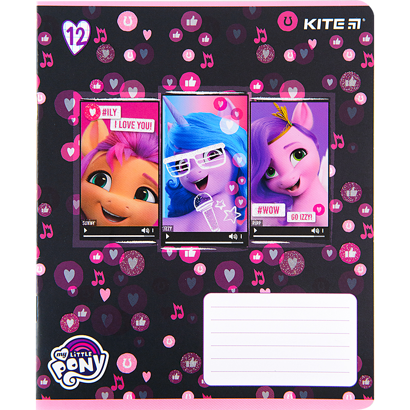 Зошит шкільний Kite My Little Pony 12 аркушів, клітинка LP22-232. Фото 12