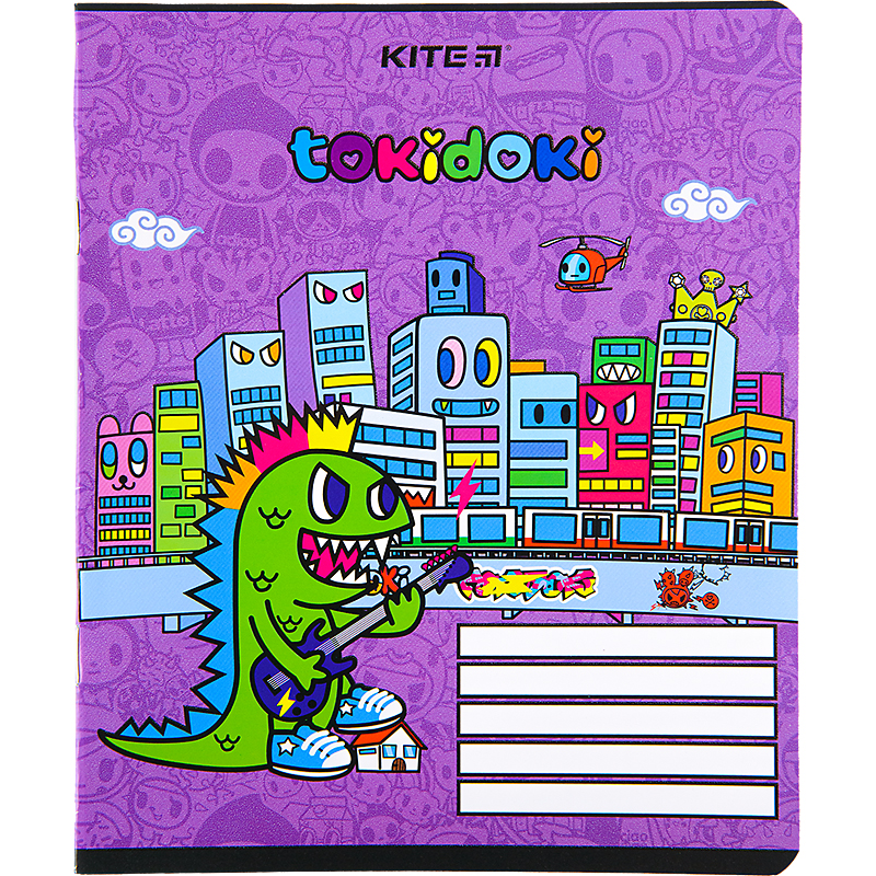 Зошит шкільний Kite tokidoki 12 аркушів, клітинка TK22-232. Фото 8