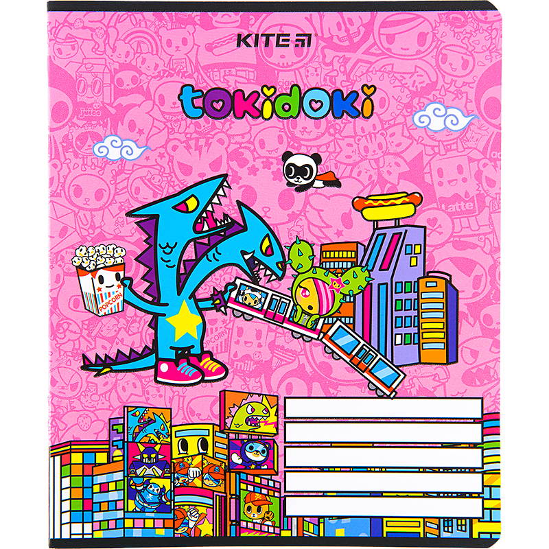 Зошит шкільний Kite tokidoki 12 аркушів, клітинка TK22-232. Фото 10