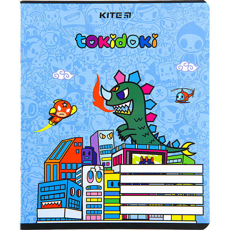 Зошит шкільний Kite tokidoki 12 аркушів, клітинка TK22-232. Фото 12