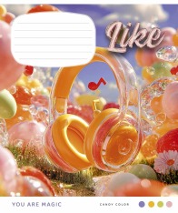Зошит учнівський Школярик 24 аркуші, лінія 25/200. Фото 14