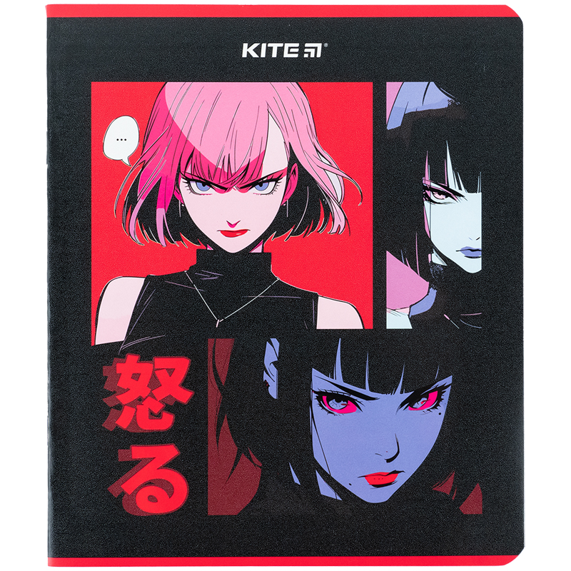 Зошит шкільний Kite Anime 48 аркушів, клітинка K24-259-2. Фото 7