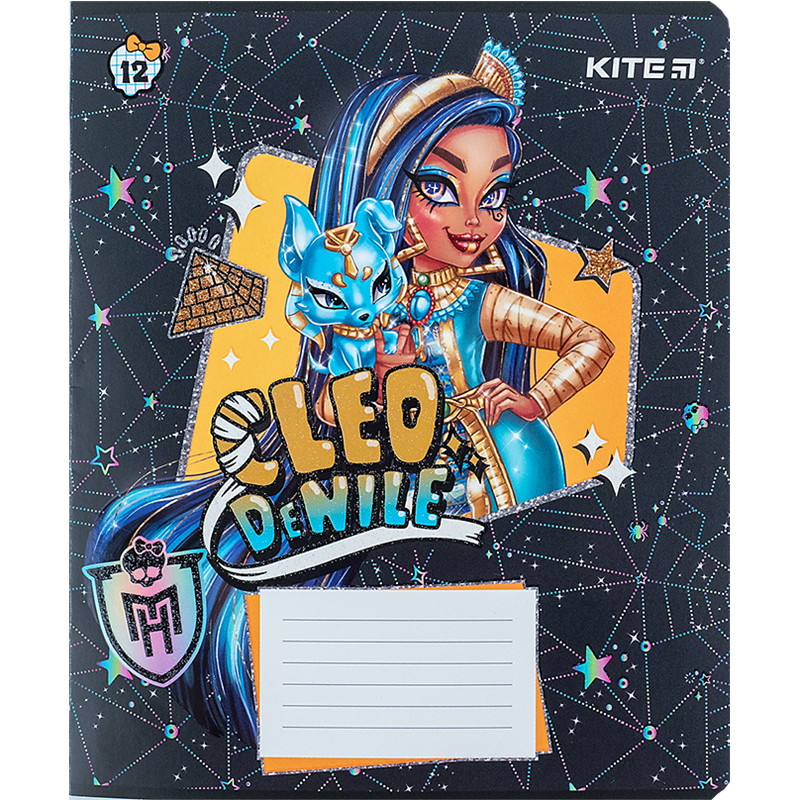 Зошит шкільний Kite Monster High 12 аркушів, клітинка MH24-232. Фото 10