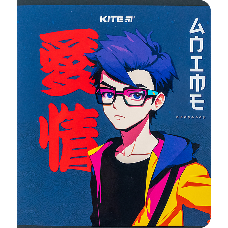 Зошит шкільний Kite Anime 24 аркуша, клітинка K24-238. Фото 6